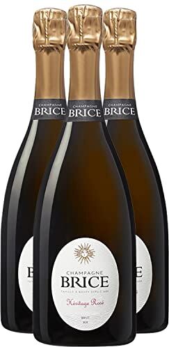 Generico Champagne Brut Héritage rosato Champagne Brice DOP Champagne Francia Vitigni Pinot Noir,Chardonnay 3x75cl