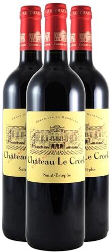 Generico Château le Crock Cru Bourgeois rosso 2020 DOP Saint-Estèphe Bordeaux Francia Vitigni Merlot,Cabernet Sauvignon 3x75cl 89/100 Robert Parker