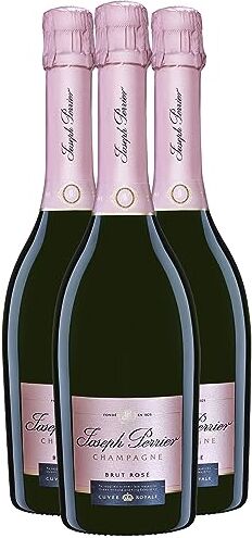 Generico Champagne Cuvée Royale Brut rosato Champagne Joseph Perrier DOP Champagne Francia Vitigni Chardonnay,Pinot Noir,Pinot Meunier 3x75cl