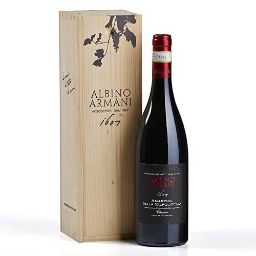 Giorgio Armani GIFT AMARONE Confezione regalo in legno con logo da 1 bottiglia x 750 ml 1x Amarone della Valpolicella Classico DOCG