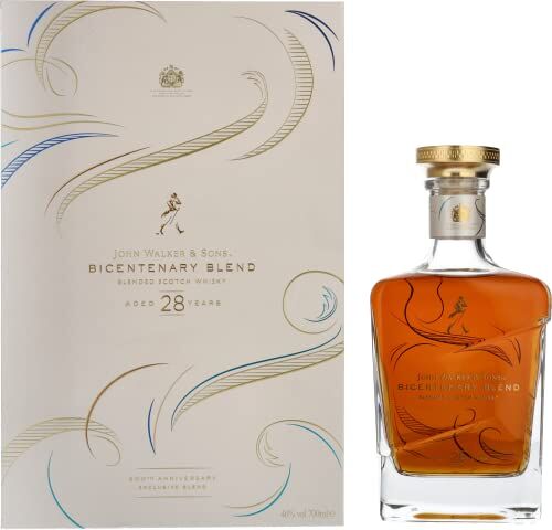 Johnnie Walker John Walker & Sons 28 Years Old BICENTENARY BLEND 46% Vol. 0,7l in Giftbox