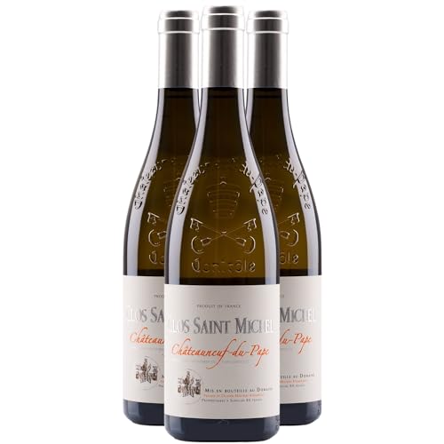 Generico Châteauneuf-du-Pape Clos Saint Michel Tradition bianco 2021 Organico Vignobles Guy Mousset et Fils DOP Valle del Rodano Francia Vitigni Grenache Blanc,Roussanne,Clairette 3x75cl