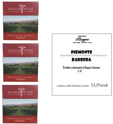 Boggero Bogge Wine Tris Piemonte Barbera Bag in box 5 L