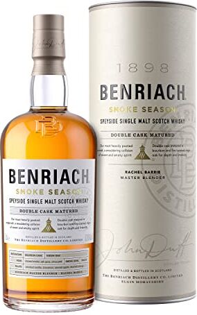 BenRiach Smoke Season 70cl Single Malt Scotch, Whisky Scozzese Torbato, Ottenuto Usando Orzo Affumicato con Torba delle Highlands, 52.8% Vol.