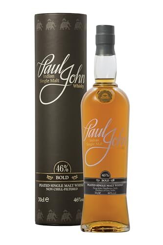 Paul John Distillery "Bold" Single Malt Whisky Indiano (Molto Torbato) Con Astuccio  Distillery 700 ml