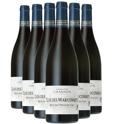 Generico Beaune 1er Cru Les Marconnets rosso 2017 Chanson DOP Borgogna Francia Vitigni Pinot Noir 6x75cl