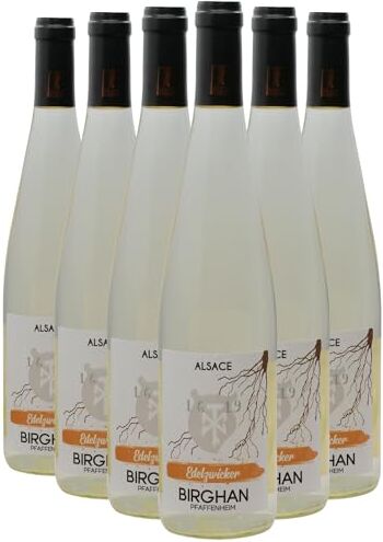 Generico Alsace Edelzwicker bianco 2022 Organico Birghan DOP Alsazia Francia Vitigni Pinot Gris,Sylvaner,Pinot Blanc 6x75cl