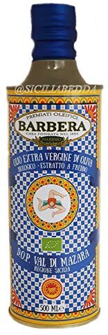 Barbera Sicilia Bedda  Olio Extra Vegine di Oliva BIOLOGICO "Val di Mazara" DOP Latta Trinacria ML 500 (1)