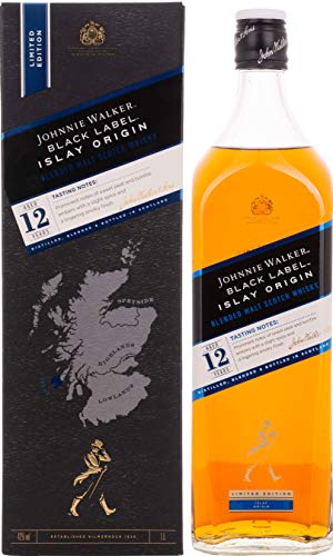 Johnnie Walker Black Label Islay Origin Scotch Whisky Limited Edition 1 L