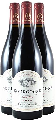 Generico Bourgogne Côte-d'Or rosso 2018 Domaine Humbert Frères DOP Borgogna Francia Vitigni Pinot Noir 3x75cl