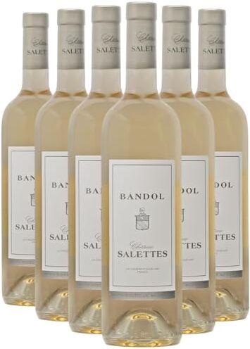 Generico Château Salettes Bandol bianco 2023 Organico DOP Provenza Riviera francese Francia Vitigni Clairette,Ugni Blanc,Rolle 6x75cl