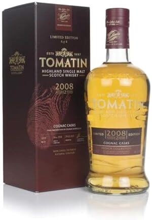 Tomatin French Collection Cognac Cask 2008 12 year old Whisky