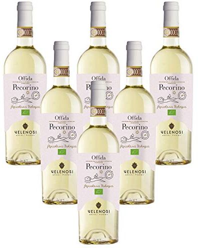 Velenosi Vino Bianco Offida D.O.C.G Pecorino Biologico  (6 bottiglie 75 cl.)