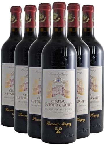 Generico Château La Tour Carnet rosso 2013 DOP Haut-Médoc Bordeaux Francia Vitigni Merlot,Cabernet Sauvignon,Cabernet Franc 6x75cl