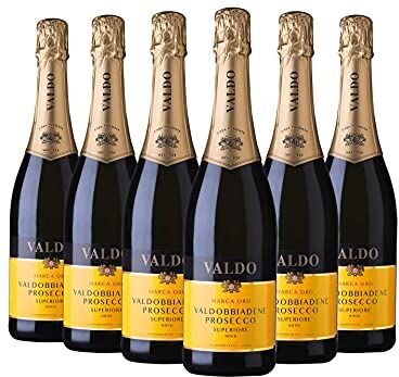 Valdo bbiadene Prosecco Superiore Docg Marca Oro Extra Dry Box Da 6 Bottiglie  0,75 L