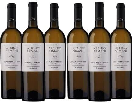 Giorgio Armani Trentino GEWÜRZTRAMINER Tasting Pack da 6 bottiglie di Gewürztraminer Trentino DOC