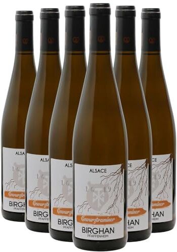 Generico Alsace Gewurztraminer bianco 2019 Birghan DOP Alsazia Francia Vitigni Gewurztraminer 12x75cl