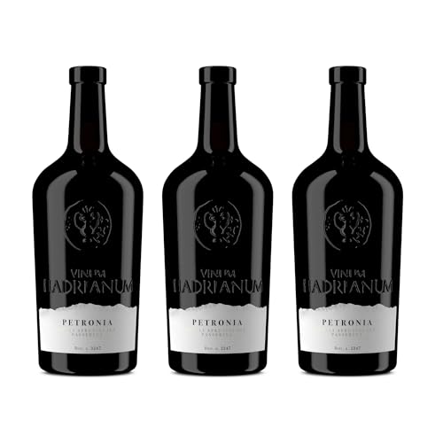 Vinum Hadrianum 3 Bottles Italian PETRONIA 2022 White Wine (Color Straw Yellow) by    Passerina Colli Aprutini IGT Hi- Embrace Wine   Excellence in Every Sip (Each Bottle 750 ml)