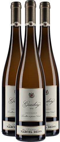 Generico Alsace Grasberg bianco 2016 Organico Marcel Deiss DOP Alsazia Francia Vitigni Riesling,Pinot Gris,Gewurztraminer 3x75cl