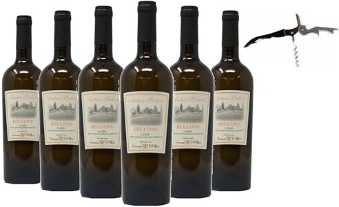 Generic X6 Bellone Lazio Antico Podere Vino Bianco Giovanni D'Offizi 6X75cl con levatappi