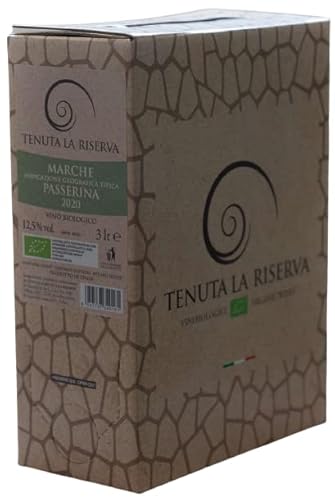 Tenuta La Riserva Passerina 2023 Marche biologico in Bag in Box da 3 Litri  12,5% vol