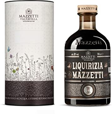 Mazzetti LIQUIRIZIA in CONFEZIONE REGALO    d'Altavilla di Monferrato   Un liquore travolgente, dal gusto intenso e persistente   70cl