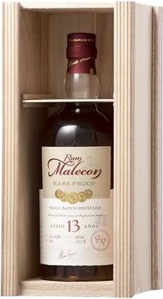 Rum Malecon Añejo 13 Años RARE PROOF 2006 50,5% Vol. 0,7l in Holzkiste