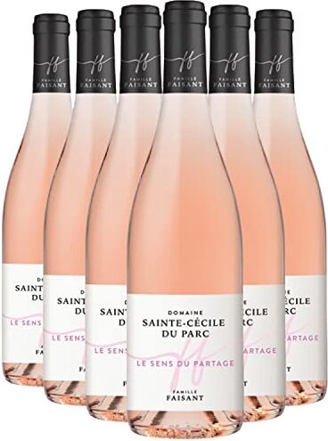 Generico Pays d'Hérault Pays de Caux Le sens du partage rosato 2021 Domaine Sainte Cécile du Parc IGP Linguadoca Rossiglione Francia Vitigni Grenache 6x75cl