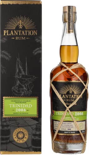 Plantation Rum TRINIDAD 2008 Chardonnay Maturation Edition 2021 49,6% Vol. 0,7l in Giftbox