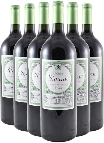 Generico Château Siaurac MAGNUM rosso 2014 DOP Lalande-de-Pomerol Bordeaux Francia Vitigni Cabernet Franc,Merlot 6x150cl 88/100 Robert Parker