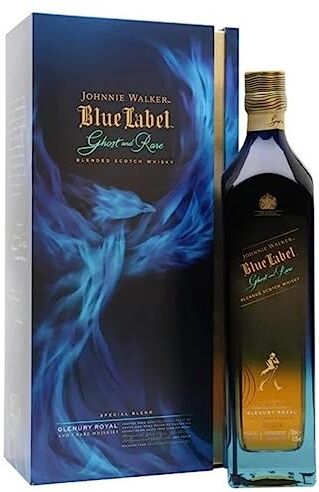 Johnnie Walker Blue Label Ghost & Rare Glenury Royal, Blended Scotch Whisky 70cl in Giftbox