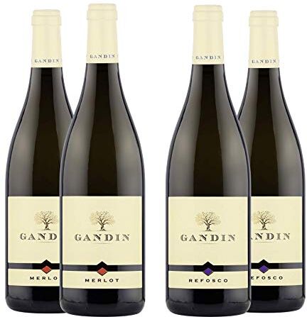 Gandin Refosco dal Peduncolo Rosso DOC 2x 0,75 L + Merlot DOC 2x 0,75 L   Friuli Isonzo    Wines