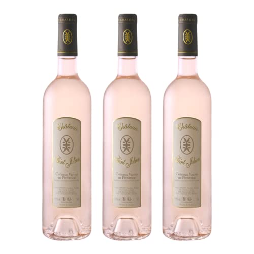 Wine And More Lot de 3 Château Saint-Julien Rosé 2021 – 13° 3x75cL