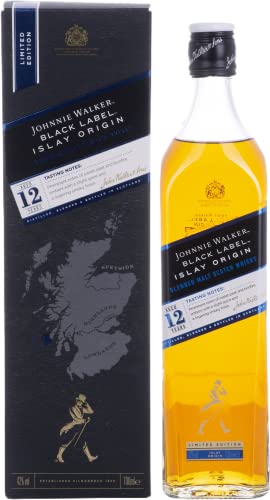 Johnnie Walker BLACK LABEL 12 Years Old ISLAY ORIGIN Limited Edition 42% Vol. 0,7l in Giftbox