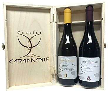 Cantine Carannante Falanghina & Piedirosso Dop Campi flegrei 2x75cl  Vino Rosso e Vino Bianco