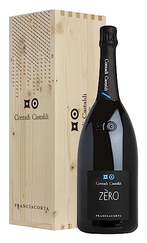 Contadi Castaldi Magnum 1,5 Litri Franciacorta Dosaggio Zero DOCG in Cassa Legno