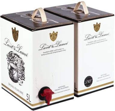 Luvit & Lumoè Traminer IGT Tre Venezie  Vino Bianco Italiano   Bag in Box   2 X 5 Litri = 13 Bottiglie