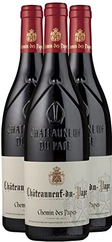 Generico Châteauneuf-du-Pape rosso 2021 Chemin des Papes DOP Valle del Rodano Francia Vitigni Grenache,Syrah,Mourvèdre 3x75cl