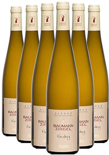 Generico Alsace Riesling bianco 2021 Organico Domaine Baumann-Zirgel DOP Alsazia Francia Vitigni Riesling 6x75cl