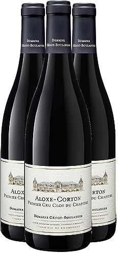 Generico Aloxe-Corton 1er Cru Clos du Chapitre rosso 2017 Domaine Génot-Boulanger DOP Borgogna Francia Vitigni Pinot Noir 3x75cl