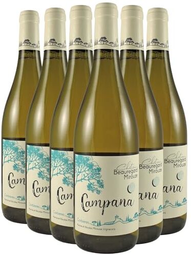 Generico Corbières Campana bianco 2022 Organico Château Beauregard-Mirouze DOP Linguadoca Rossiglione Francia Vitigni Marsanne,Roussanne,Vermentino 6x75cl