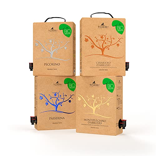 Torri Cantine Promo selezione 4x Bag in Box 3 litri Biologico