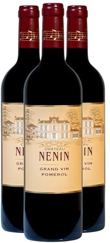 Generico Château Nénin rosso 2021 DOP Pomerol Bordeaux Francia Vitigni Cabernet Sauvignon,Merlot 3x75cl 93-94/100 Robert Parker