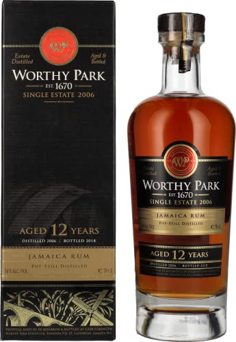 Worthy Park 12 Years Old Single Estate Jamaica Rum 2006 56% Vol. 0,7l in Giftbox