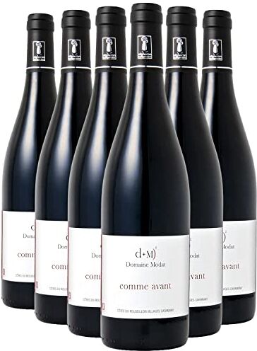 Generico Côtes du Roussillon Villages Caramany Comme Avant rosso 2017 Organico Domaine Modat DOP Linguadoca Rossiglione Francia Vitigni Carignan,Grenache,Syrah 6x75cl