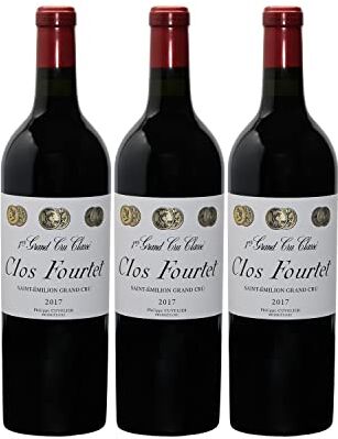 Generico Clos Fourtet Saint-Emilion Grand Cru rosso 2017 DOP Bordeaux Francia Vitigni Merlot,Cabernet Franc,Cabernet Sauvignon 3x75cl