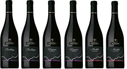 Cantina Aldeno Confezione 6 bottiglie   3 tipologie di Vino Rosso Trentino DOC: Lagrein   Teroldego   Merlot  Athesim Flumen