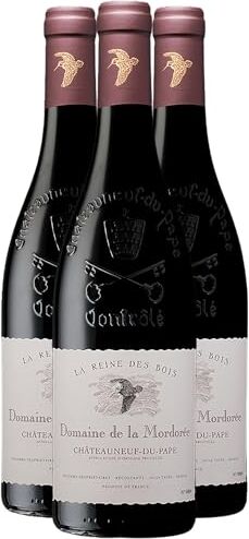 Generico Châteauneuf-du-Pape La Reine des Bois rosso 2021 Organico Domaine de la Mordorée DOP Valle del Rodano Francia Vitigni Grenache,Syrah,Mourvèdre 3x75cl