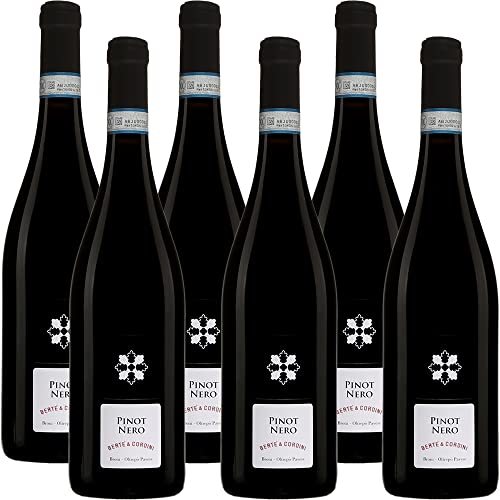 Bertè & Cordini Pinot Nero Dell'Oltrepò Pavese Doc      Vino Rosso Lombardia   6 Bottiglie 75cl   Idea Regalo