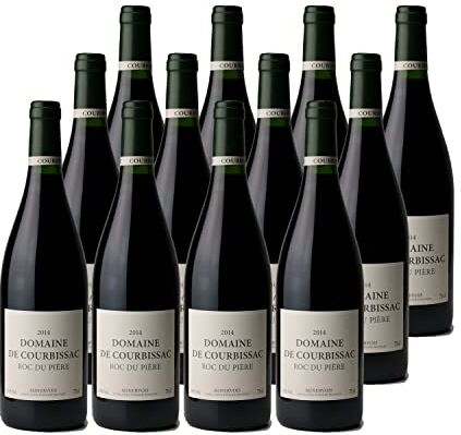 Generico Minervois Roc du Pière rosso 2014 Organico Domaine de Courbissac DOP Linguadoca Rossiglione Francia Vitigni Mourvèdre,Syrah 12x75cl